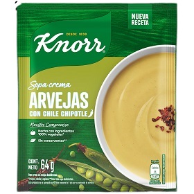 KNORR SOPA CREMA ARVEJA C/CHILE CHIPO