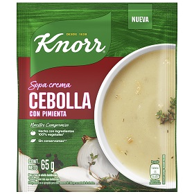 KNORR SOPA CREMA CEBOLLA C/PIMIENTA