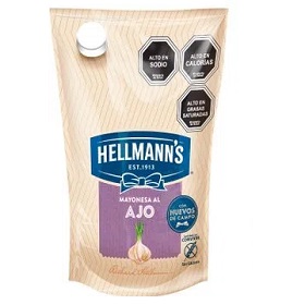 HELLMANNS MAYO AJO X250GR
