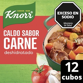 KNORR CALDO X12 CARNE