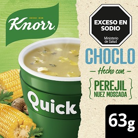 KNORR QUICK SOPA PEREJIL NUEZ MOSCADA