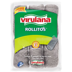 VIRULANA LANA DE ACERO X 6U