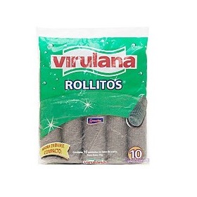 VIRULANA LANA DE ACERO 10U.