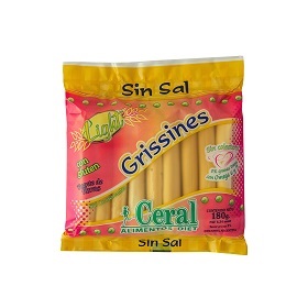 CERAL GRISINES SIN SAL 180 GRS.