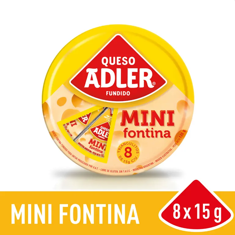 ADLER RUEDA FONTINA 8X15G