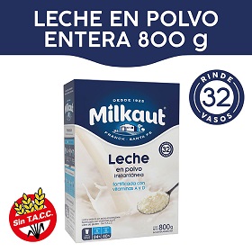 MILKAUT ENTERA 800 GRS.LECHE POLVO