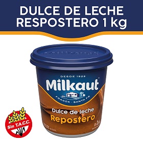 DULCE LECHE MILKAUT REP.1 KG.