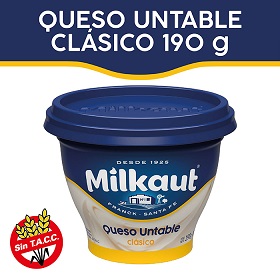 QUESO UNT.MILKAUT 190G.CLASICO