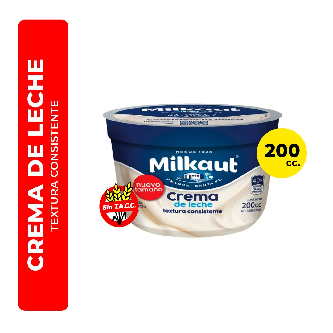 MILKAUT LA CREMERIA CREMA LECHE 200CC P/COCINAR