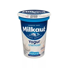 MILKAUT YOG.NATURAL CREMOSO 180G