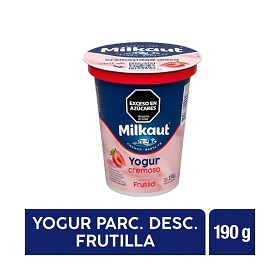 MILKAUT YOG. CREMOSO FRUTILLA 190G