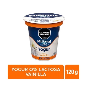 MILKAUT YOG. 0%LACTOSA VAINILLA 120ML