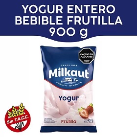 MILKAUT YOG. BEBL. FRUTILLA 905G