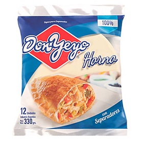 DON YEYO TAPA EMP.HORNO 12U.