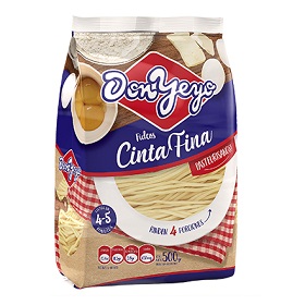 DON YEYO FIDEOS 500G.CINTA FINA CON HUEVOS