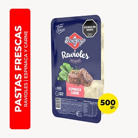 DON YEYO RAVIOL 500G.ESPINACA Y CARNE