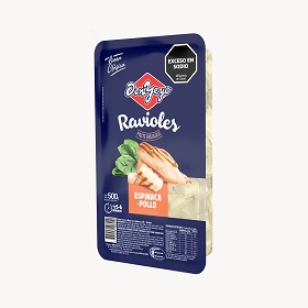 DON YEYO RAVIOL 500G.ESPINACA Y POLLO