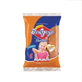DON YEYO PAN PANCHOS 6 X 210G.
