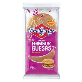 DON YEYO PAN HAMBURGUESA X4SESAMO