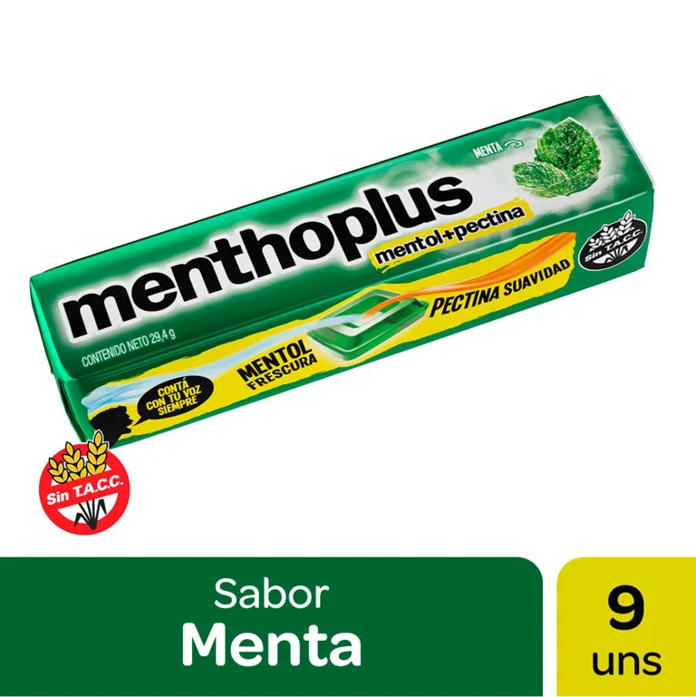MENTHOPLUS CARAMELOS X9UN MENTA