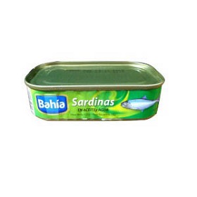 BAHIA SARDINAS ACEITE 125 GRS.