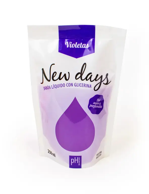 NEW DAYS JAB.LIQ.DP 250ML VIOLETAS