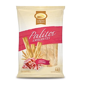 COLONIA DORADA LENGUITAS PALITOS CROCANTES J. SERRANO X140GR.