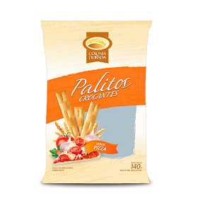 COLONIA DORADA PALITOS CROCANTES PIZZA X140GR.