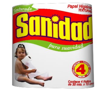 SANIDAD PAPEL HIGIENICO TEX.4X30M.