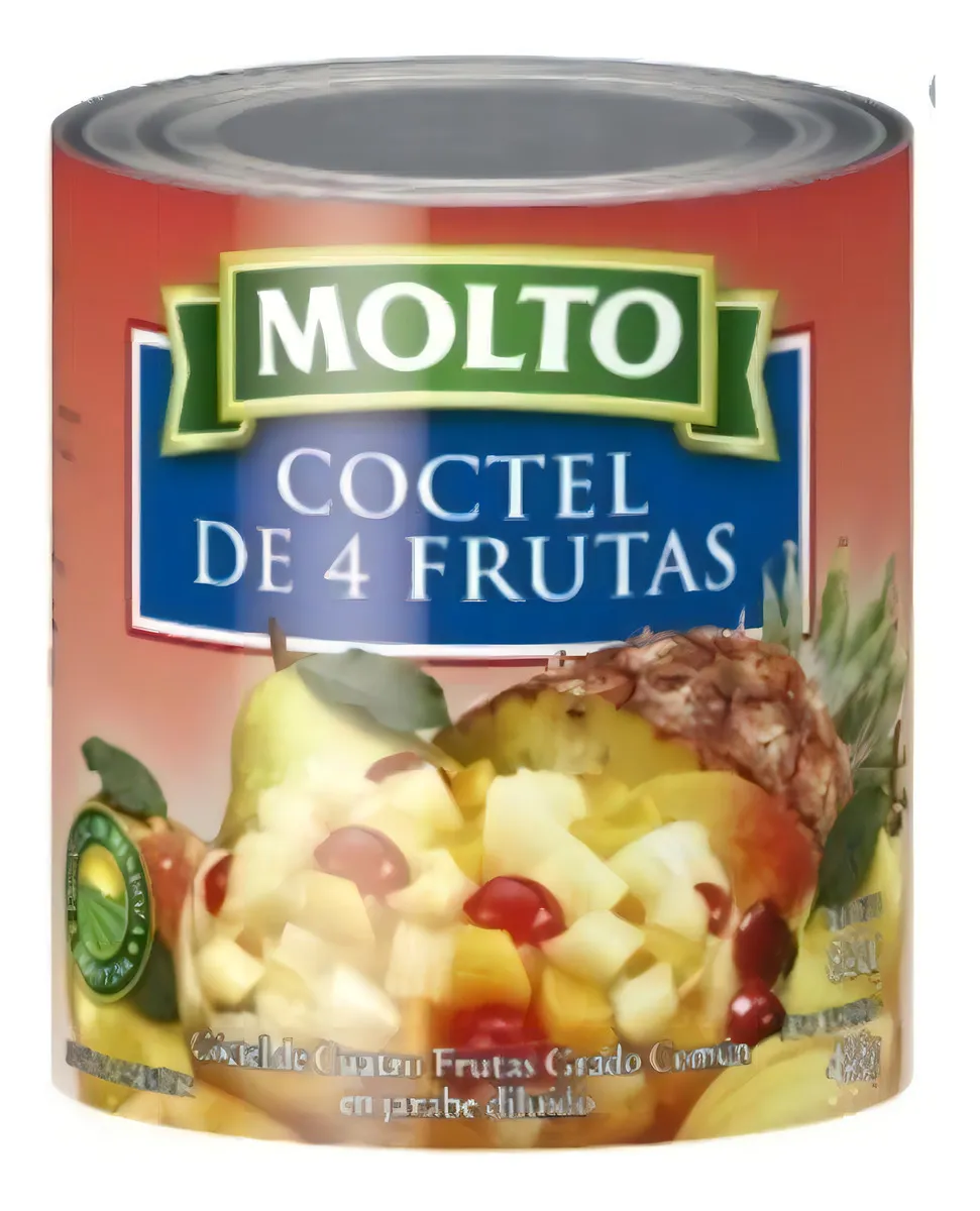 MOLTO COCTEL DE 4 FRUT.X820G.