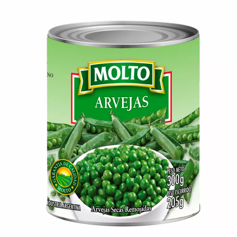 MOLTO ARVEJA LATA X300G