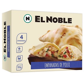 EL NOBLE EMPANADAS POLLO X4