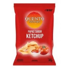 QUENTO PAPAS 90G.KETCHUP
