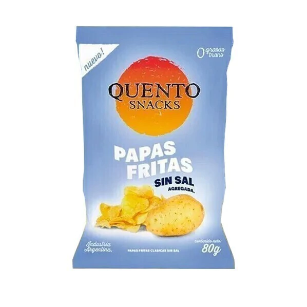 QUENTO PAPAS S/SAL X100GR.