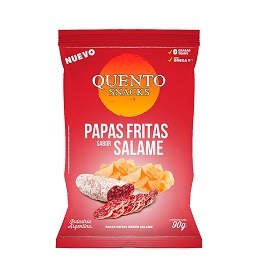 QUENTO PAPAS 90G.SALAME