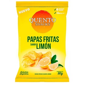 QUENTO PAPAS 90G.LIMON