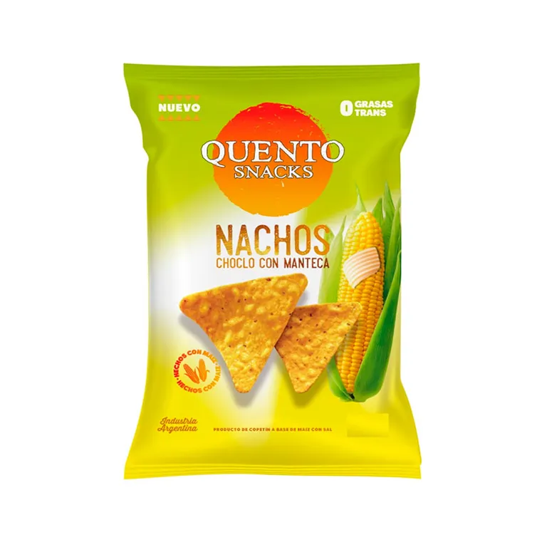 QUENTO NACHOS CHOCLO/MANTECA 90G