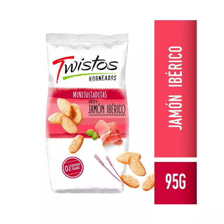 QUENTO TOSTADITAS ARROZ 95G.JAMON IBERICO
