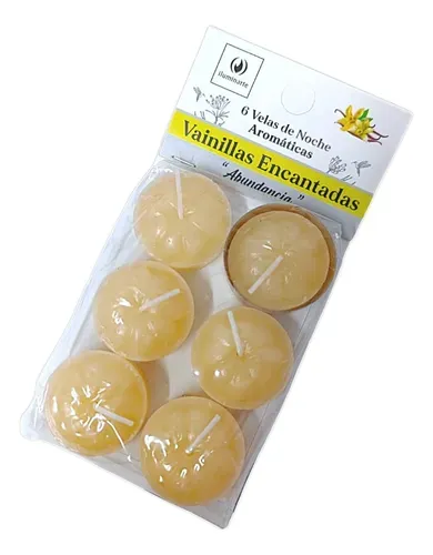ILUMINARTE VELAS AROMATICAS X6UN VAINILLA E