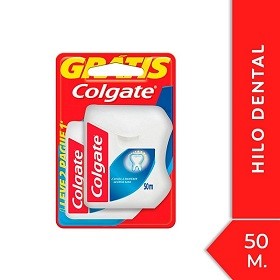 COLGATE HILO DENTAL X 2 50CM C/U